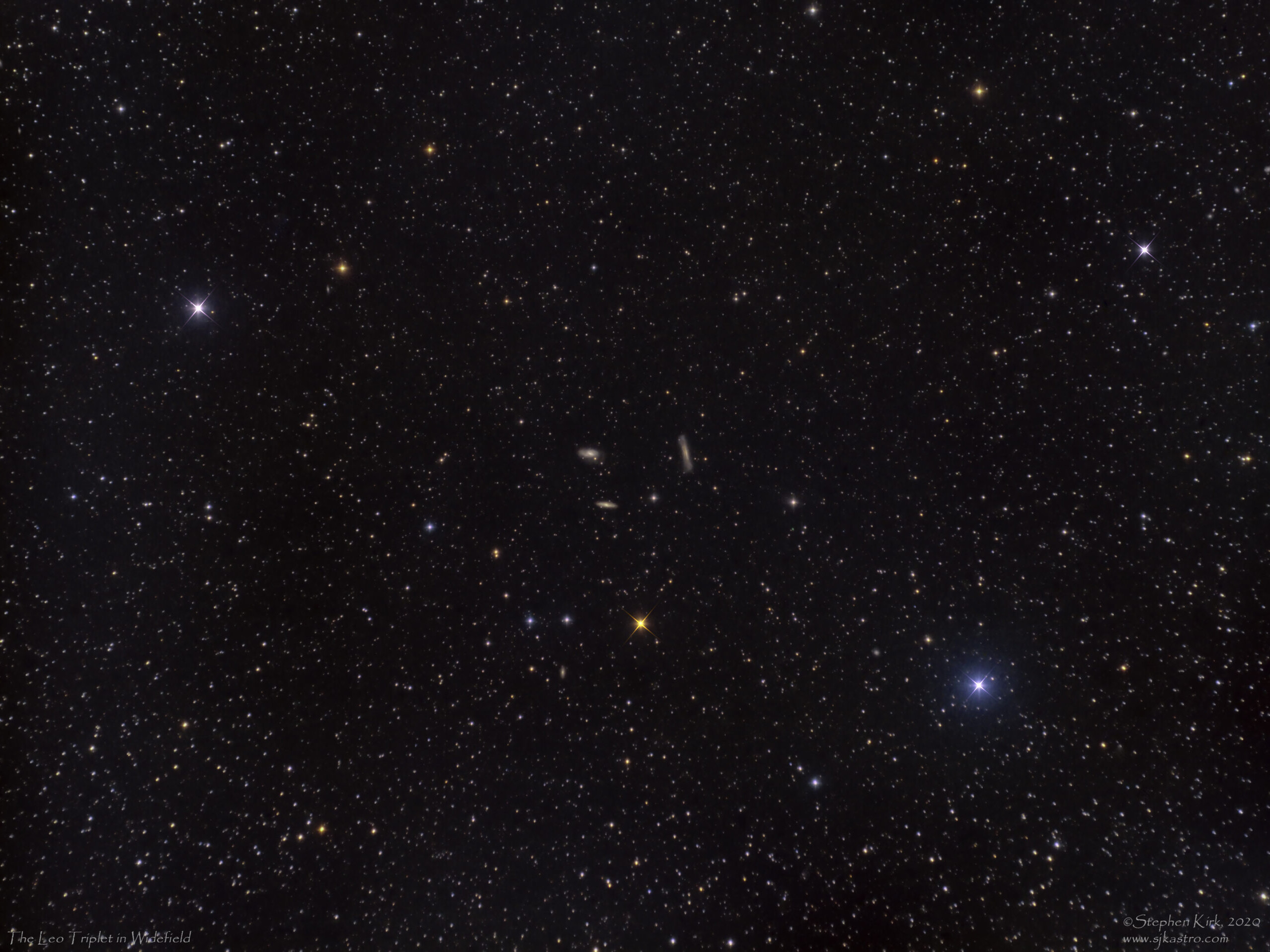 Leo Triplet In Widefield