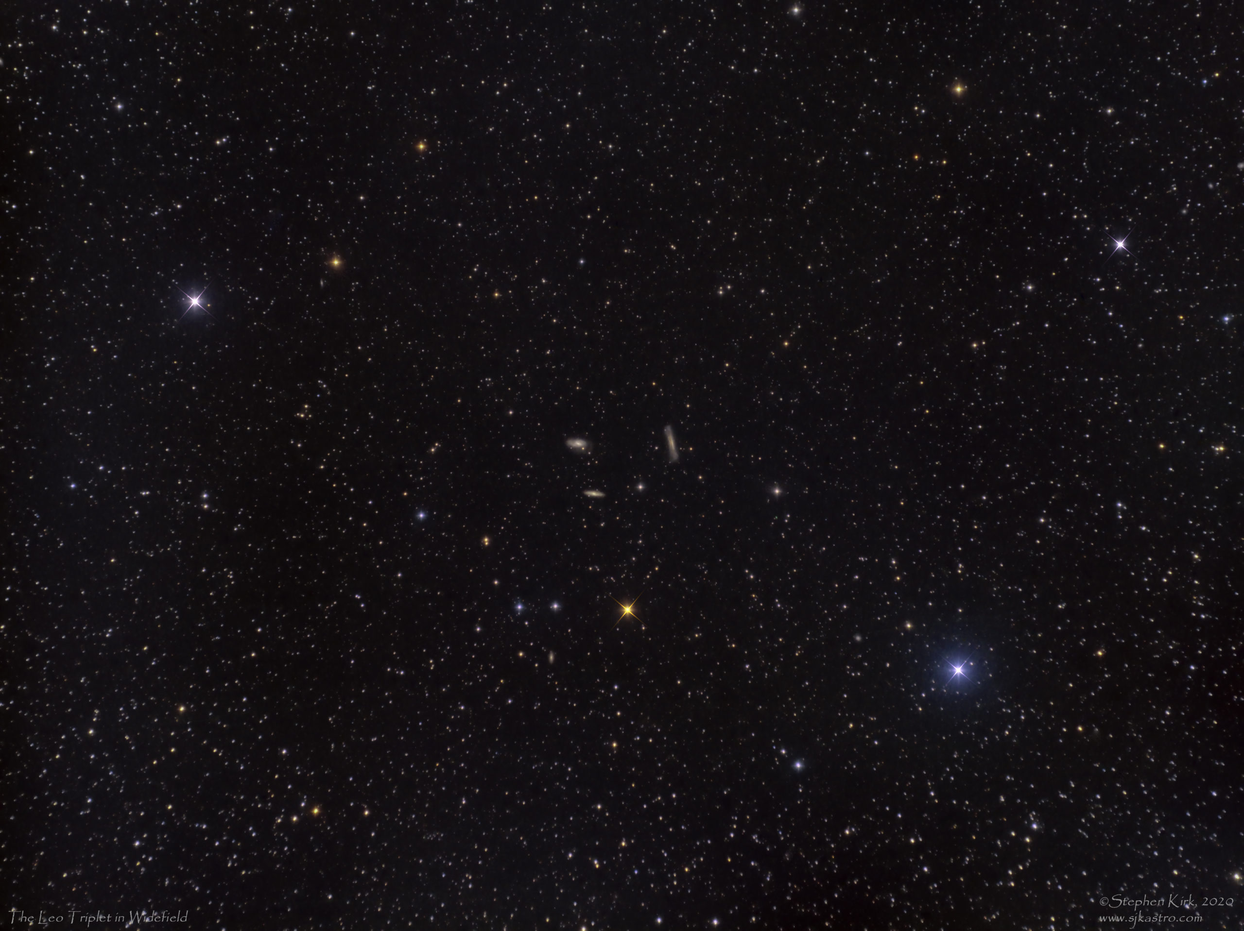 Leo Triplet In Widefield