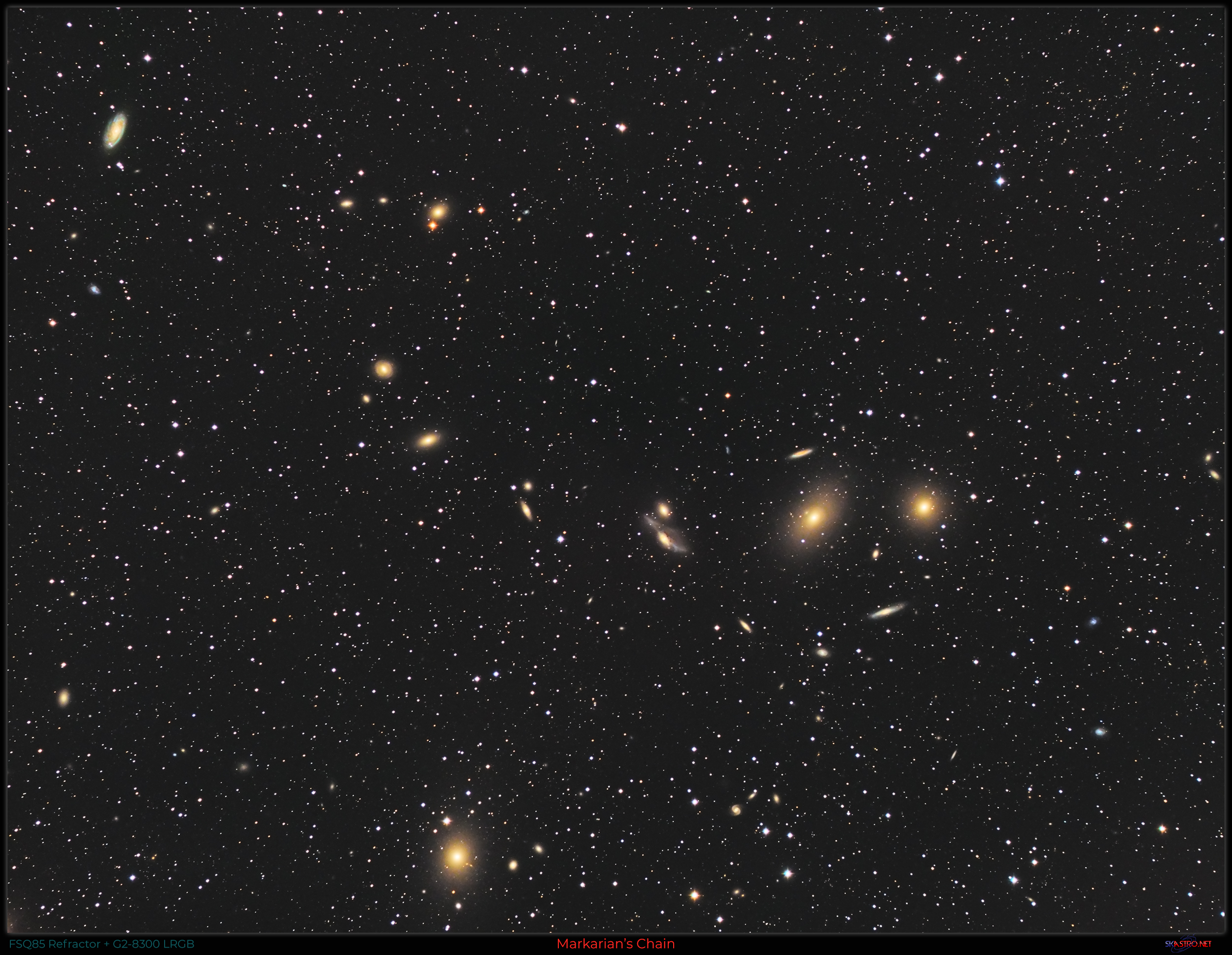 Markarian's Chain FSQ85 and G2-8300