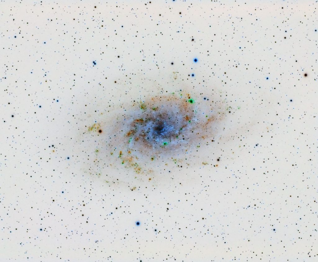 M33 LRGB Inverted