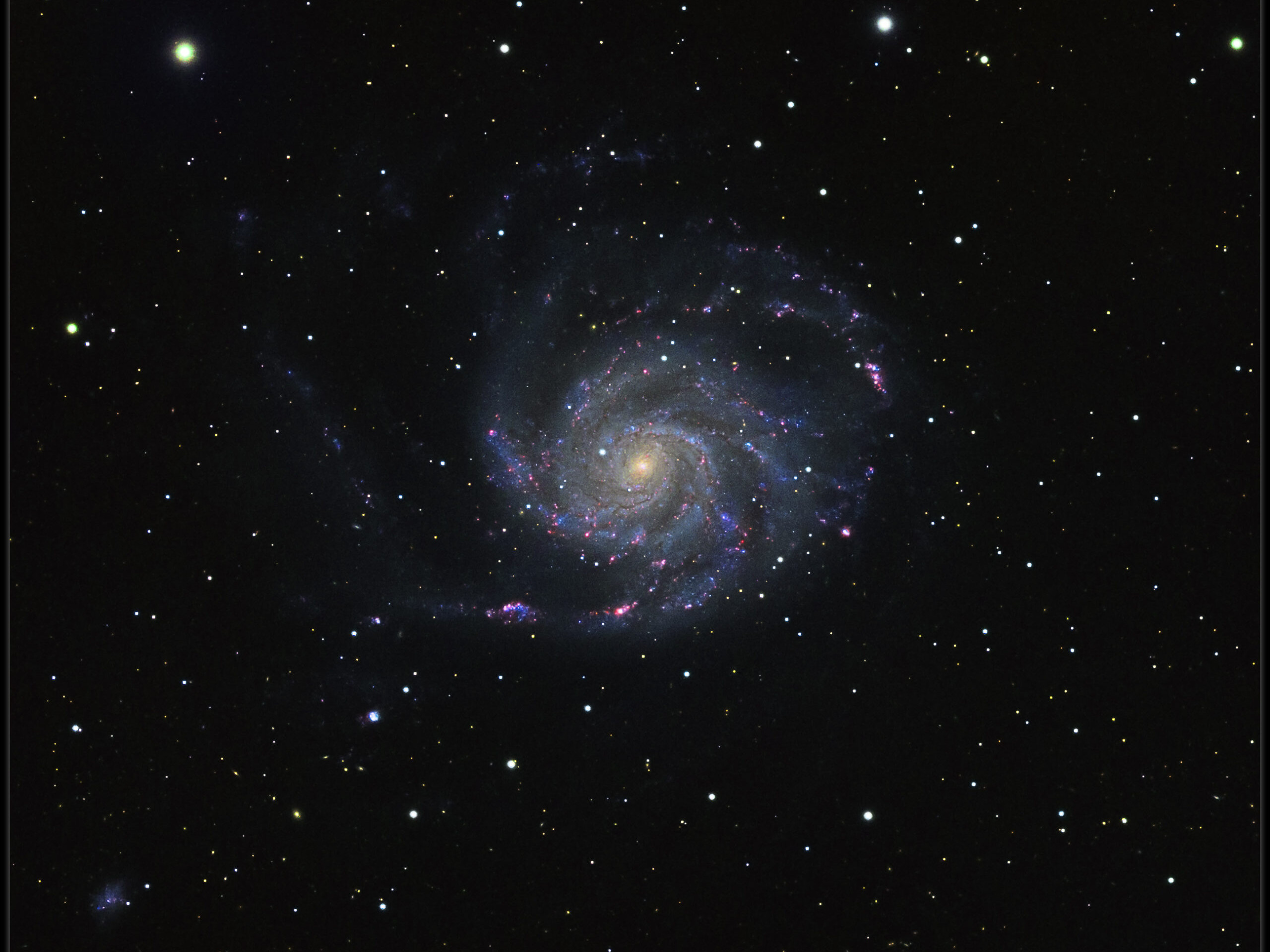 M101 with TEC140 and Atik 460 Astrodon HaLRGB