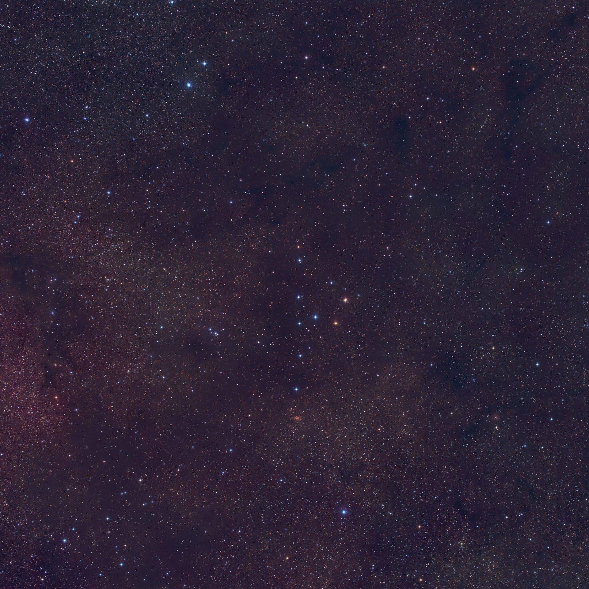 CoatHanger Asterism with Samyang 135mm and G2-8300