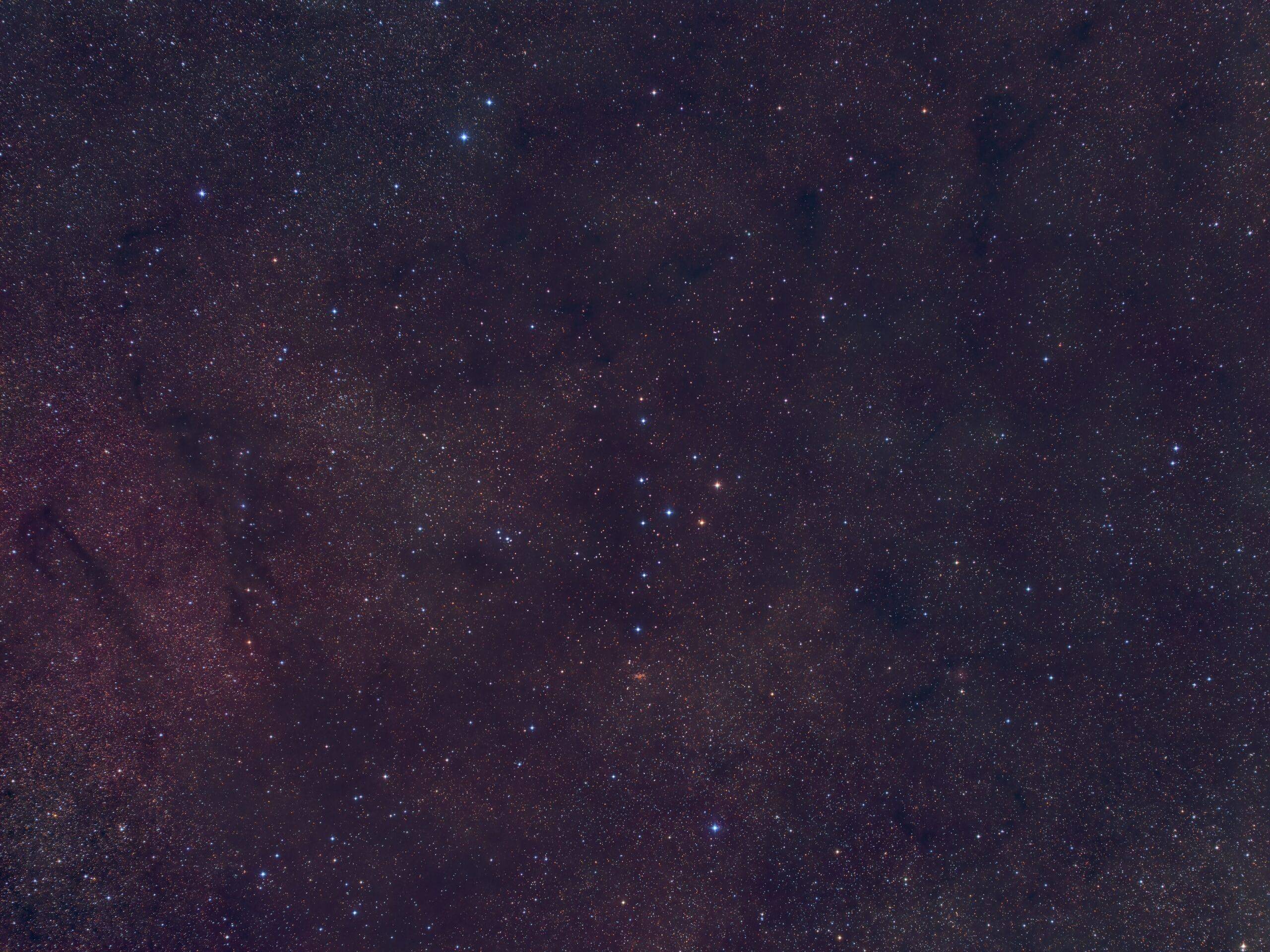 CoatHanger Asterism with Samyang 135mm and G2-8300