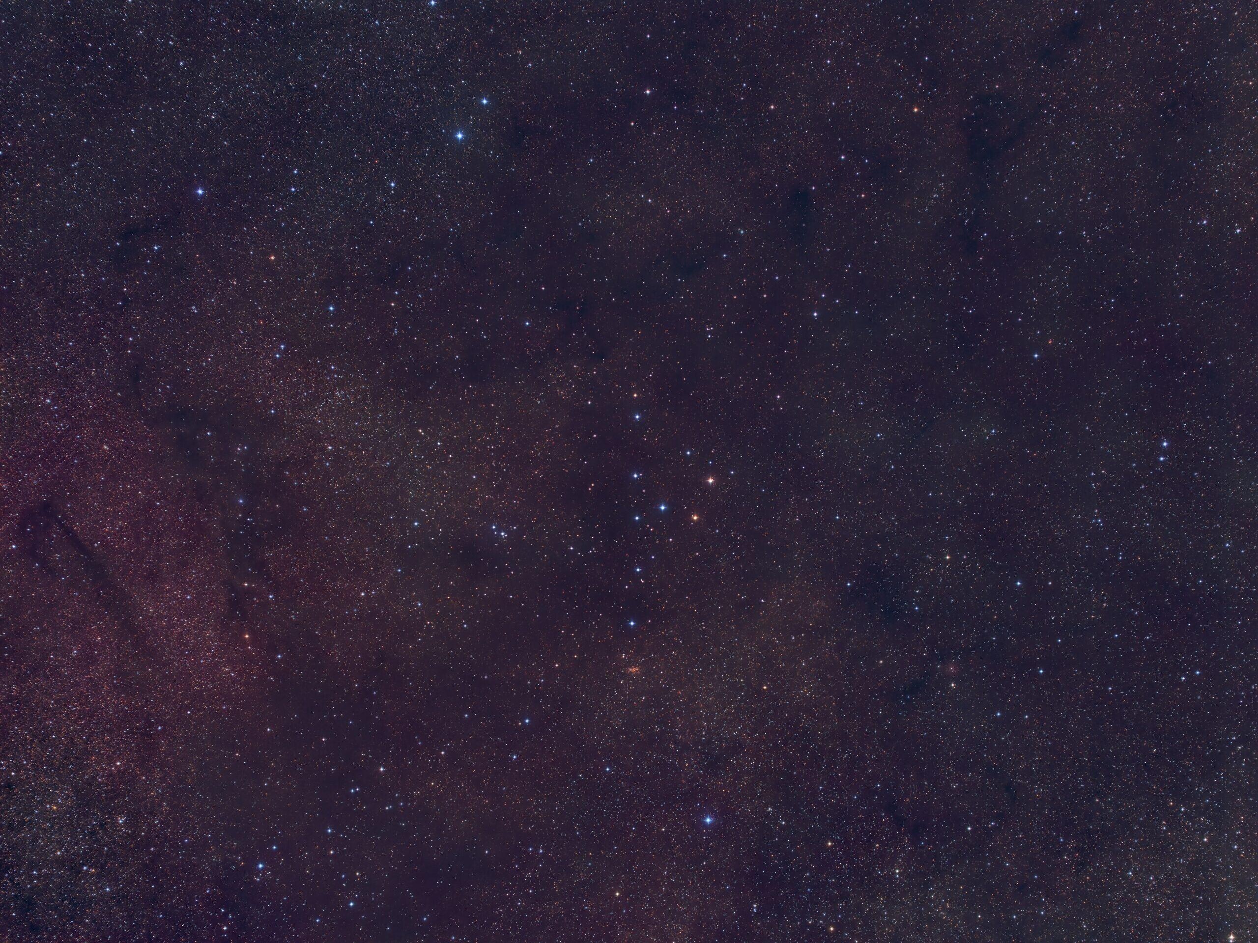 CoatHanger Asterism with Samyang 135mm and G2-8300