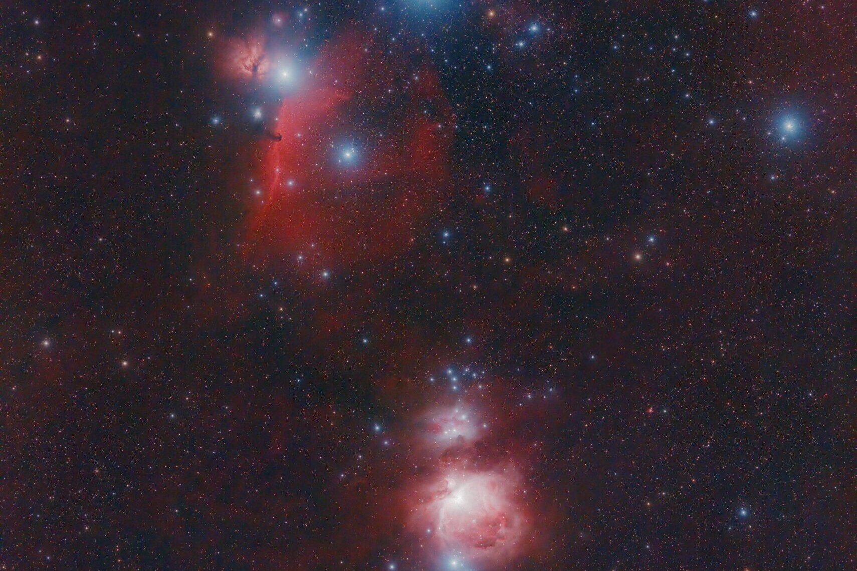 Southern Orion with Samyang 135mm and QHY268C